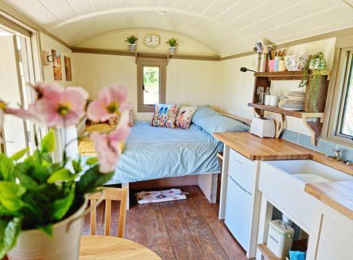 Pen Bryn Shepherd Hut Hay-On-Wye Eksteriør bilde