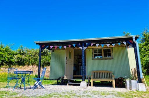 Pen Bryn Shepherd Hut Hay-On-Wye Eksteriør bilde